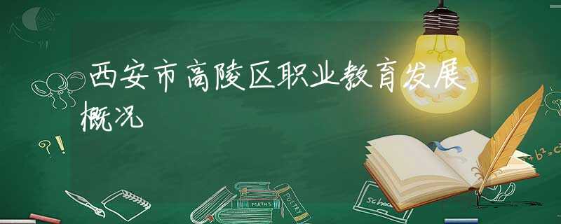 西安市高陵區(qū)職業(yè)教育發(fā)展概況