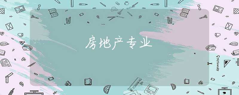 房地產(chǎn)專業(yè) 房地產(chǎn)專業(yè)